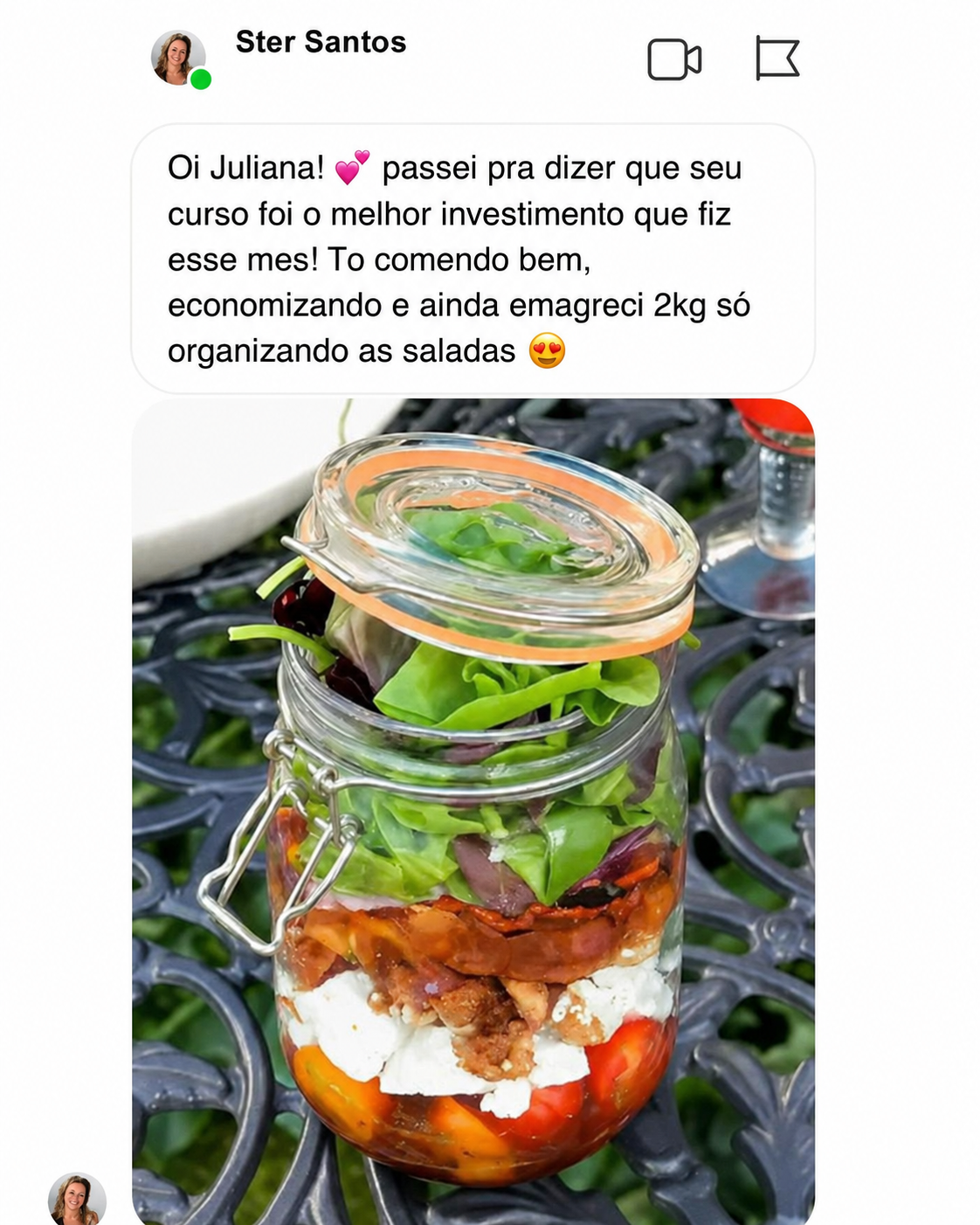 Depoimento de Ster Santos